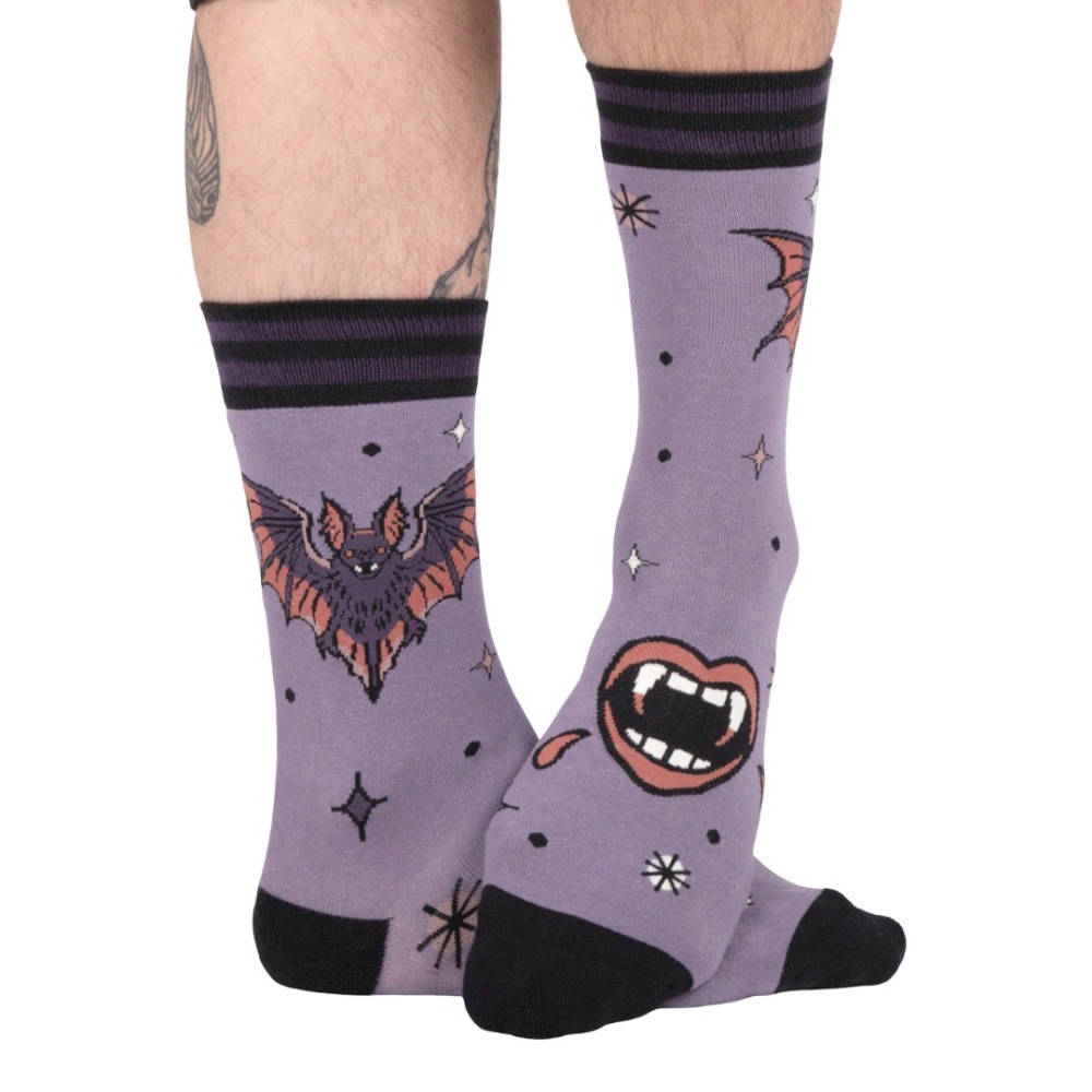 Footclothes - Bite Club Sokken - Paars